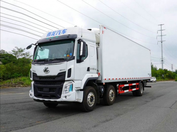 （国六）9.6米柳汽乘龙小三轴冷藏车