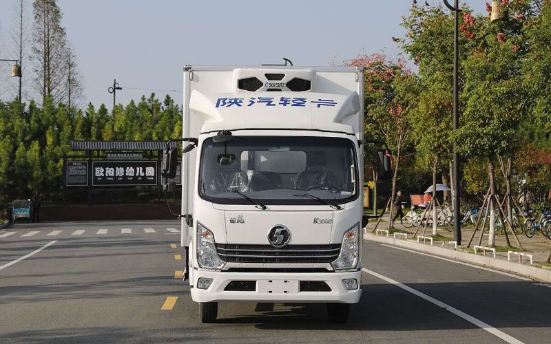陕汽德龙国六130马力冷藏车
